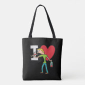 I Liebe Wine Tasche (Rückseite)