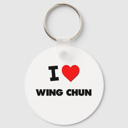 I Liebe Wing Chun Schlüsselanhänger (Vorderseite)