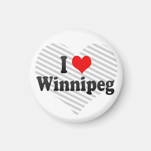 I Liebe Winnipeg, Kanada Magnet (Vorne)