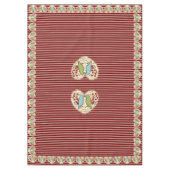 I Liebe Winter Birds and Berries 60" x 84" Tischdecke (Vorderseite)