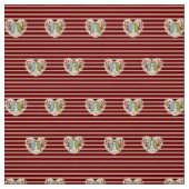 I Liebe Winter Birds & Berries 60" Polyester Popli Stoff (Muster)