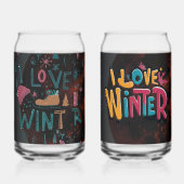I Liebe Winter Dosenglas (Vorderseite)
