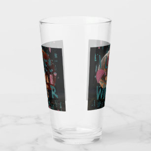 I Liebe Winter Glas