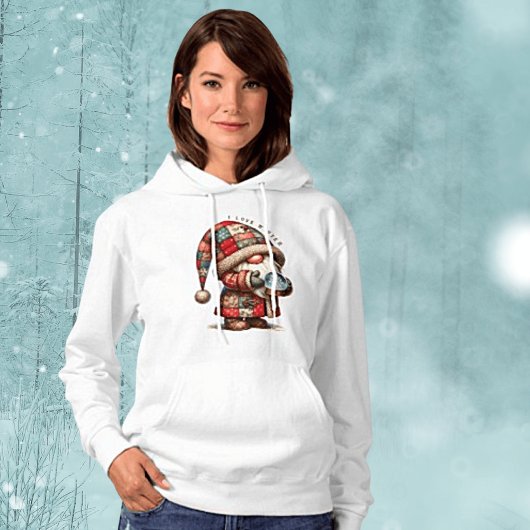 I Liebe Winter Gnome Unisex Pullover Hoodie