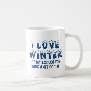 I Liebe Winter Kaffeetasse