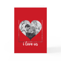 I Liebe Wir Herzklopfkarte Foto Grußkarte
