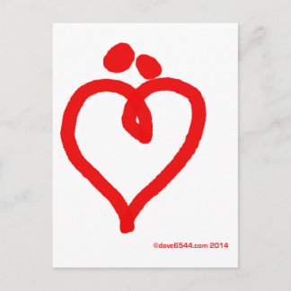 I Liebe "Wir" Postkarte