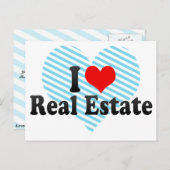 I Liebe-wirkliches Anwesen Postkarte (Vorne/Hinten)