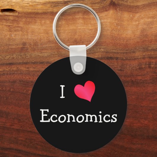 I Liebe Wirtschaft Schlüsselanhänger (Vorderseite)