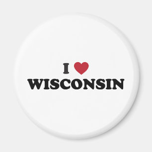 I Liebe Wisconsin Magnet