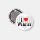 I Liebe Wismar, Deutschland Magnet (Vorderseite/Rückseite)