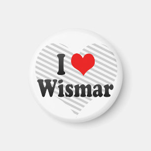 I Liebe Wismar, Deutschland Magnet
