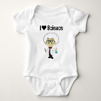 I Liebe-Wissenschaft mit Wissenschaftler Baby Strampler
