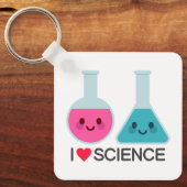 I LIEBE WISSENSCHAFT SCHLÜSSELANHÄNGER (Vorderseite)