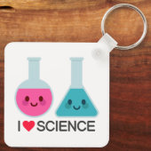 I LIEBE WISSENSCHAFT SCHLÜSSELANHÄNGER (Rückseite)