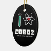 I Liebe-Wissenschaft - Verzierung Keramik Ornament (Links)