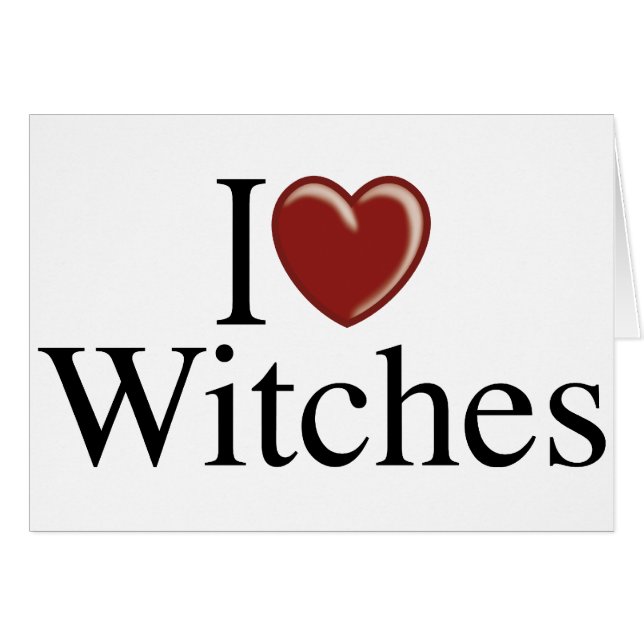 I LIEBE WITCHES (Vorderseite (Horizontal))