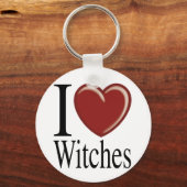 I LIEBE WITCHES SCHLÜSSELANHÄNGER (Vorderseite)