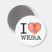 i Liebe WKStA Magnet (Vorderseite/Rückseite)