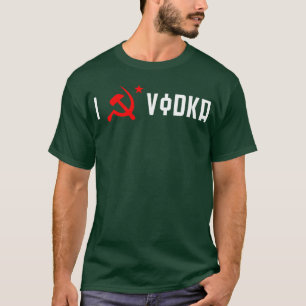 I LIEBE-WODKA-SCHWARZ-Kopie T-Shirt