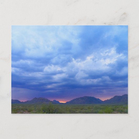 I Liebe Wolken:) Postkarte (Vorderseite)