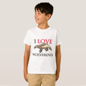 I Liebe Wolverines T-Shirt (Vorne ganz)
