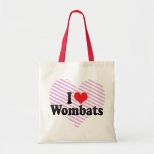 I Liebe Wombats Tragetasche