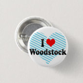 I Liebe Woodstock, Kanada Button (Vorne & Hinten)