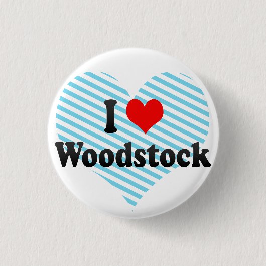 I Liebe Woodstock, Kanada Button (Vorderseite)