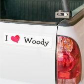I Liebe Woody Autoaufkleber (Auf Lkw)