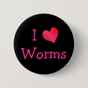 I Liebe Worms Button