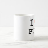 I Liebe-Wortspiele Kaffeetasse (Mittel)