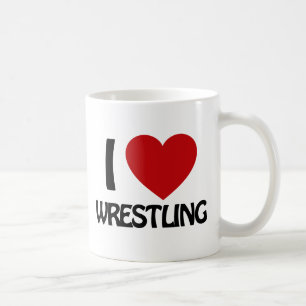 I LIEBE WRESTLING KAFFEETASSE