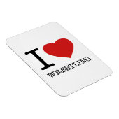 I LIEBE WRESTLING MAGNET (Rechte Seite)