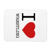 I LIEBE WRESTLING MAGNET (Horizontal)