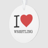 I LIEBE WRESTLING ORNAMENT (Vorderseite)