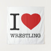 I LIEBE WRESTLING WANDTEPPICH (Vorderseite)