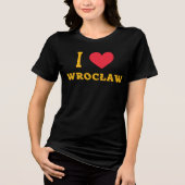 i Liebe Wrocław Tri-Blend Shirt (Vorderseite)