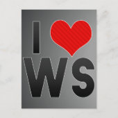 I Liebe WS Postkarte (Vorderseite)