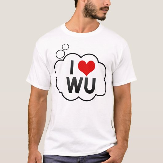 I Liebe WU T-Shirt (Vorderseite)