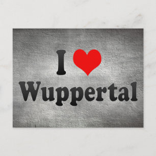 I Liebe Wuppertal, Deutschland Postkarte