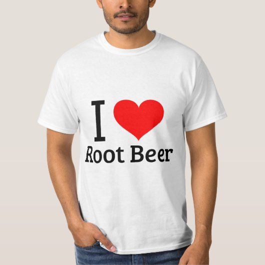 I Liebe-Wurzelbier T-Shirt (Vorderseite)