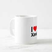 i Liebe xavi Kaffeetasse (Vorderseite Links)