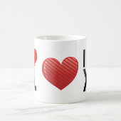 I Liebe XL Kaffeetasse (Mittel)