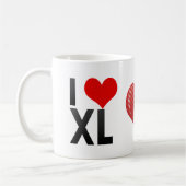 I Liebe XL Kaffeetasse (Links)