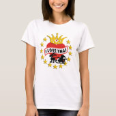 I LIEBE Xmas HEART & CROWN T-Shirt (Vorderseite)