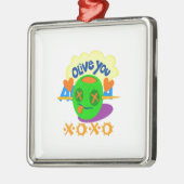 I Liebe XOXO Afrika Ornament Aus Metall (Links)