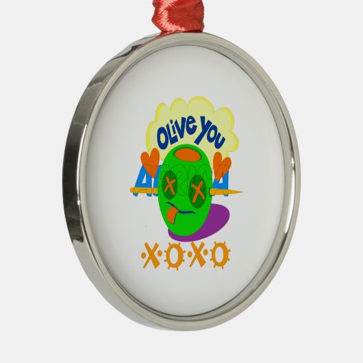 I Liebe XOXO Afrika schönes phantastisches Zitat Z Silbernes Ornament (Rechts)