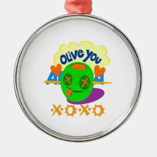 I Liebe XOXO Afrika schönes phantastisches Zitat Z Silbernes Ornament