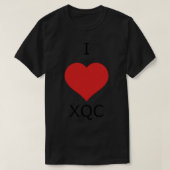 I Liebe XQC XQCOW Premium T-Shirt (Design vorne)